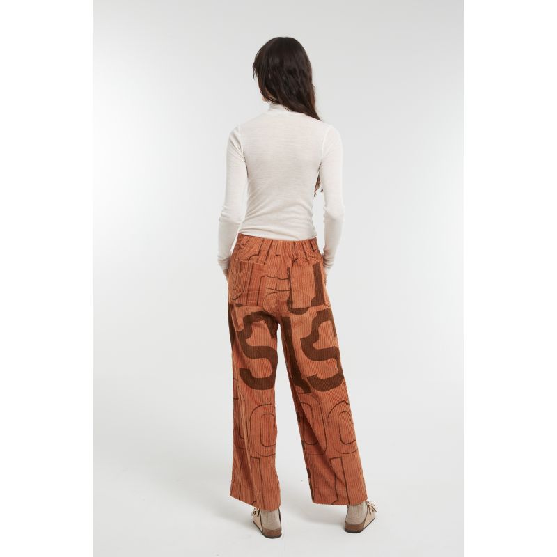 Bicolor Tan Victor Lyrique Pants