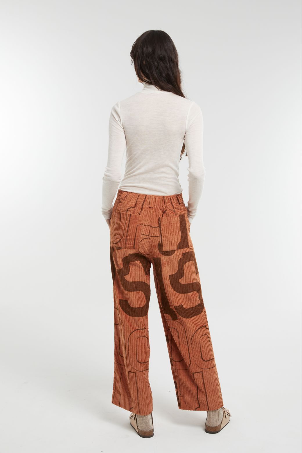 Bicolor Tan Victor Lyrique Pants