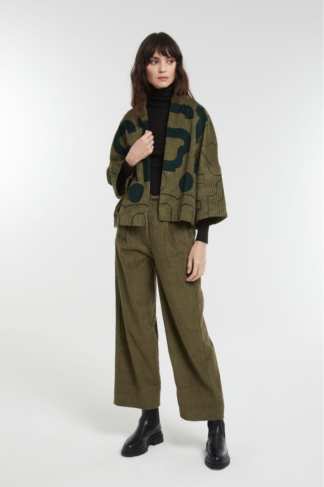 Khaki Victor Lyrique Pants