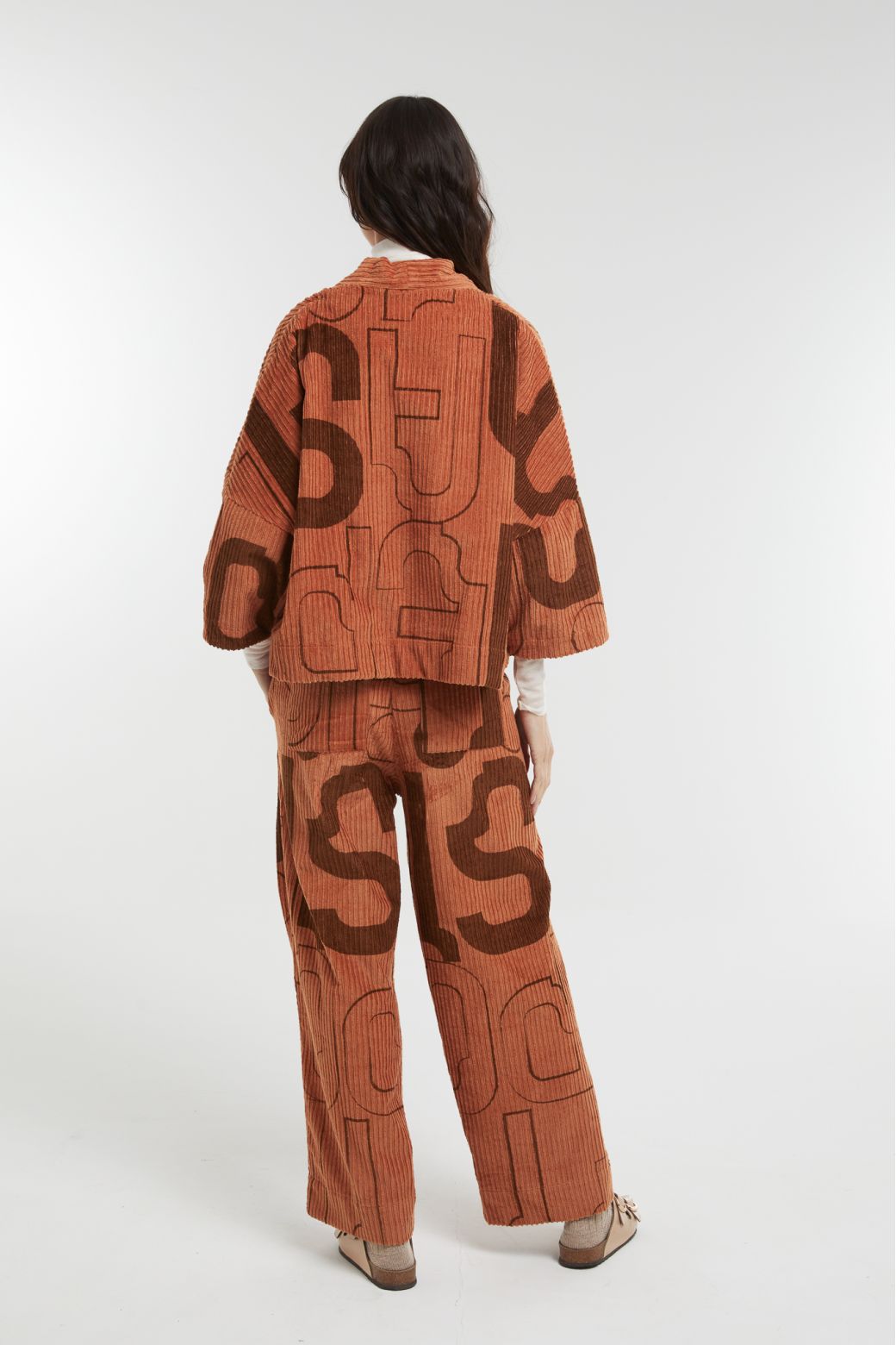 Bicolor Tan Victor Lyrique Pants