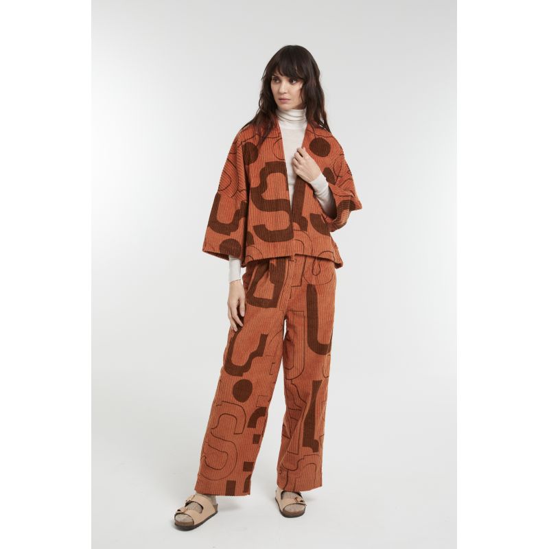 Bicolor Tan Victor Lyrique Pants