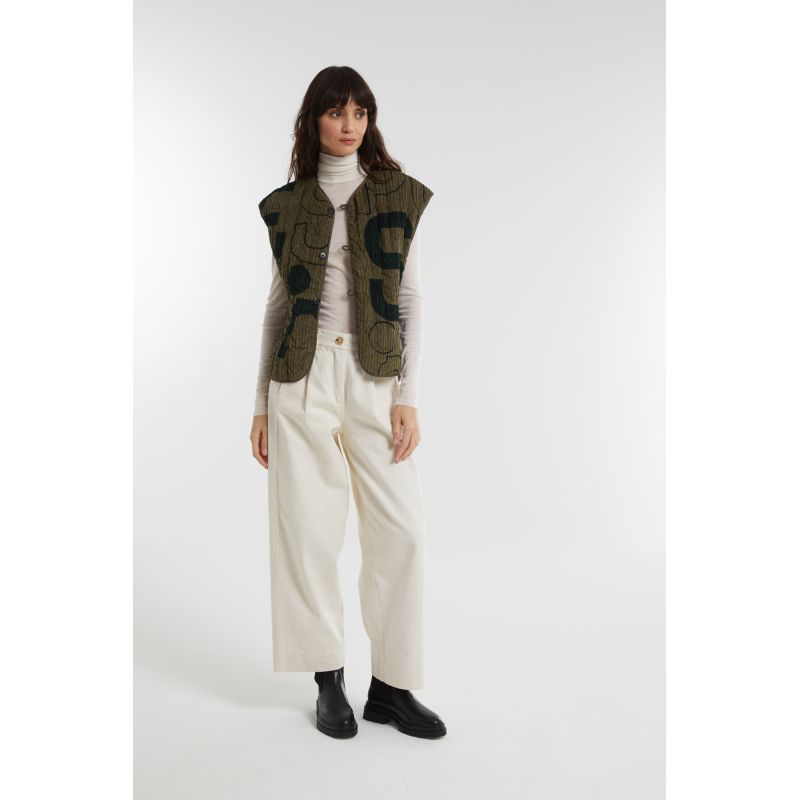 Bicolor Khaki Pablo Lyrique Jacket