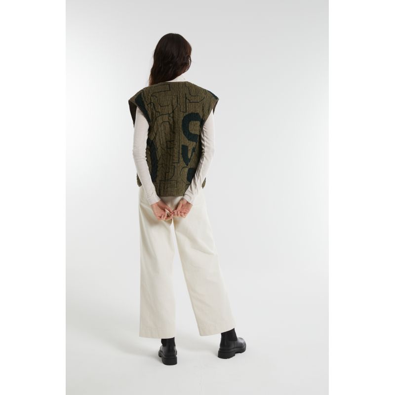 Bicolor Khaki Pablo Lyrique Jacket