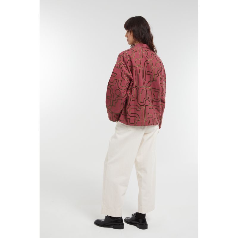 Veste Mina Lyrique Lie De Vin