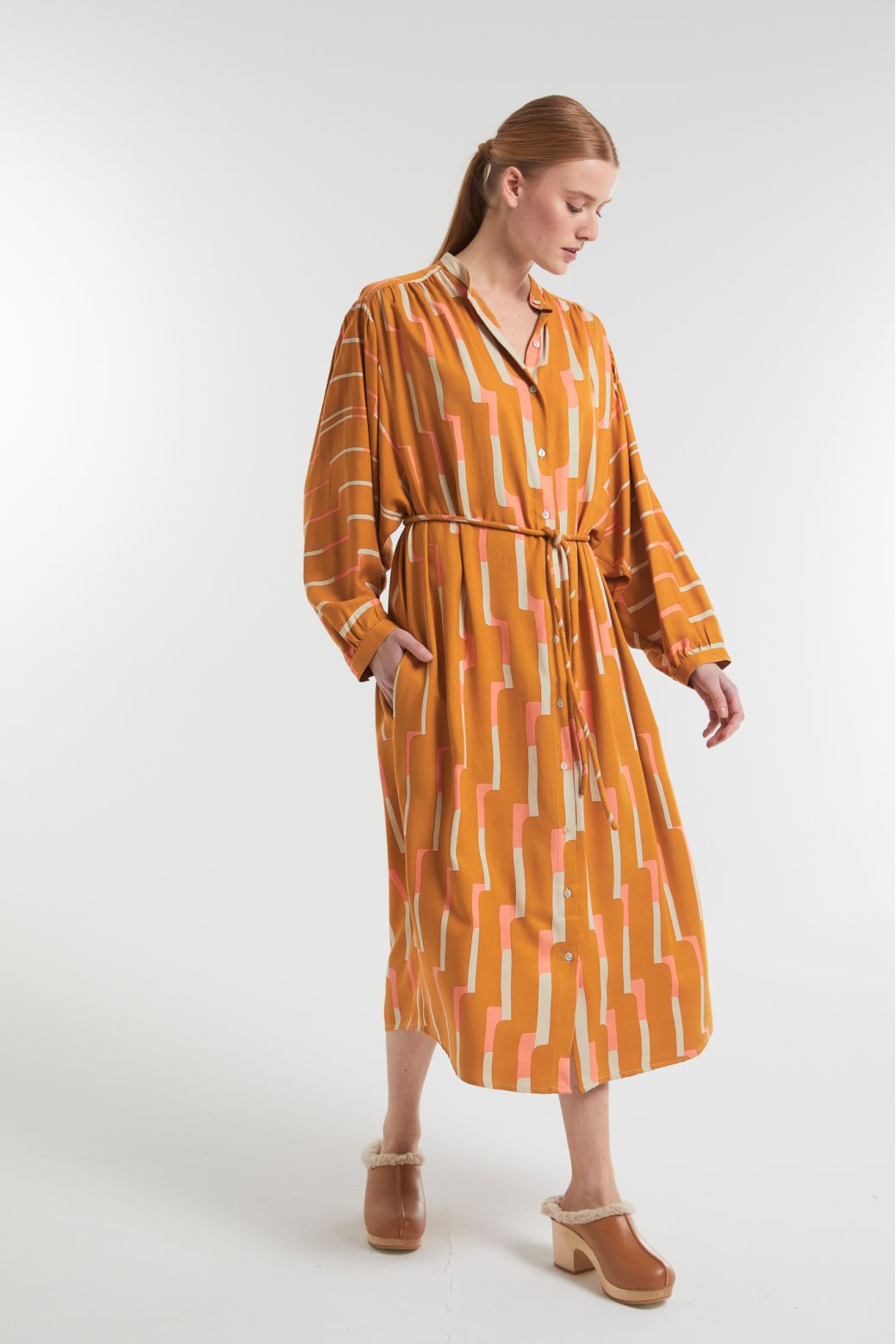 Robe Eulalie Celeste Ambre