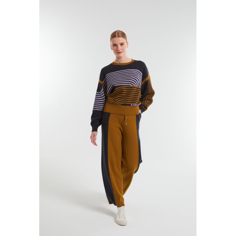 Navy Khaki Axel Zen Sweater