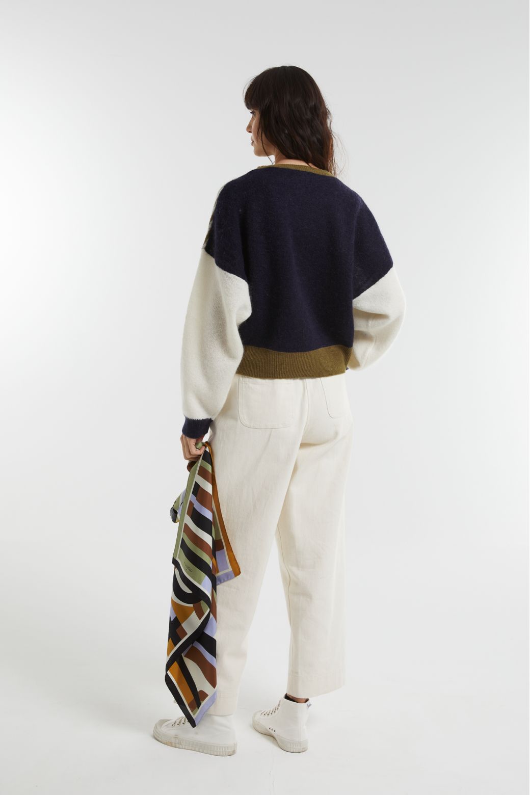 Khaki Diago Horizon Sweater