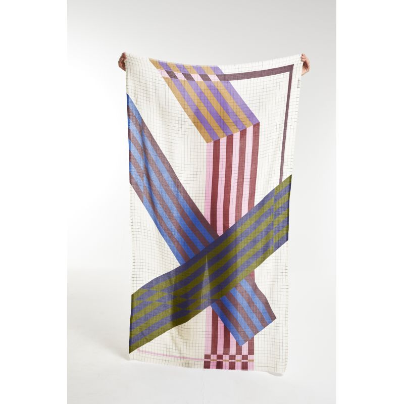 FoulardShibuya Bleu Kaki