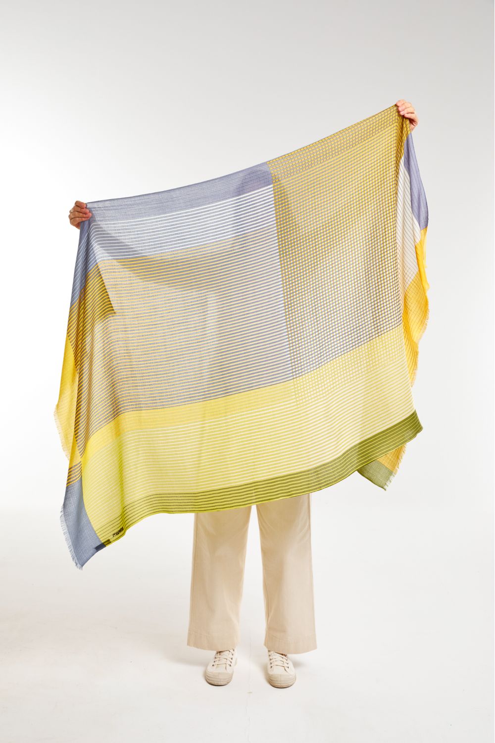 Foulard Graphique Chevrons Colorés Moa - Neuf Sans étiquette, Multicolore