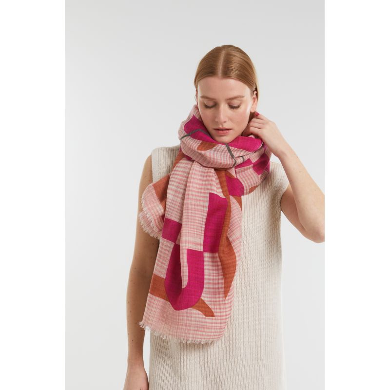 FoulardSigne Rose Flash