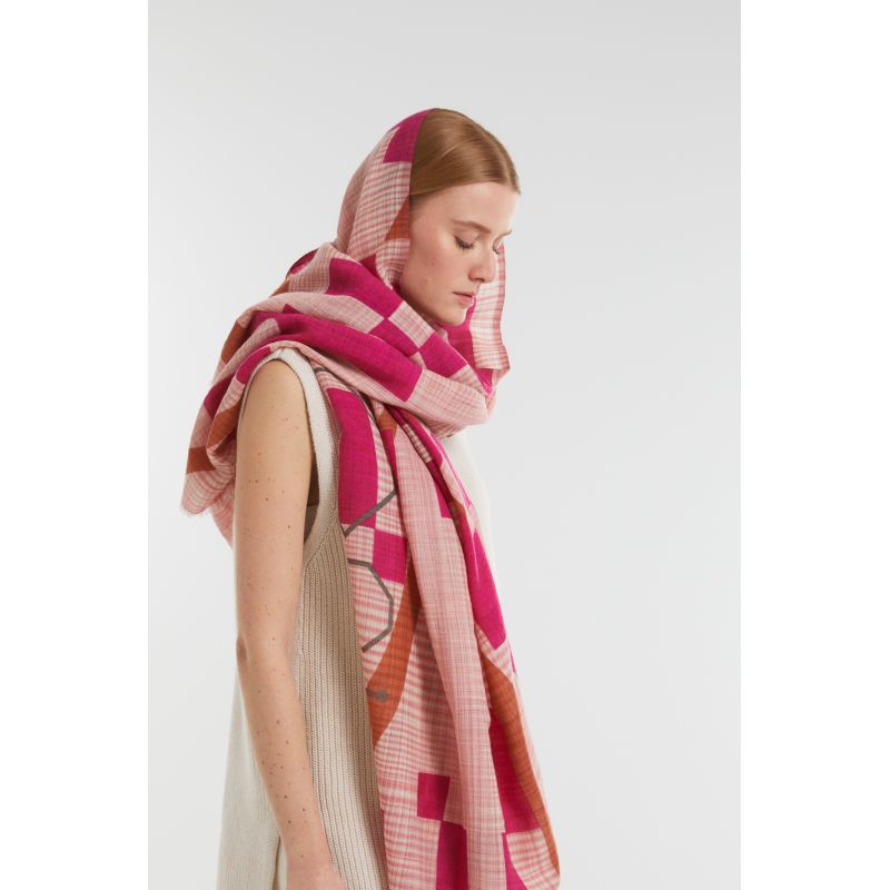 FoulardSigne Rose Flash