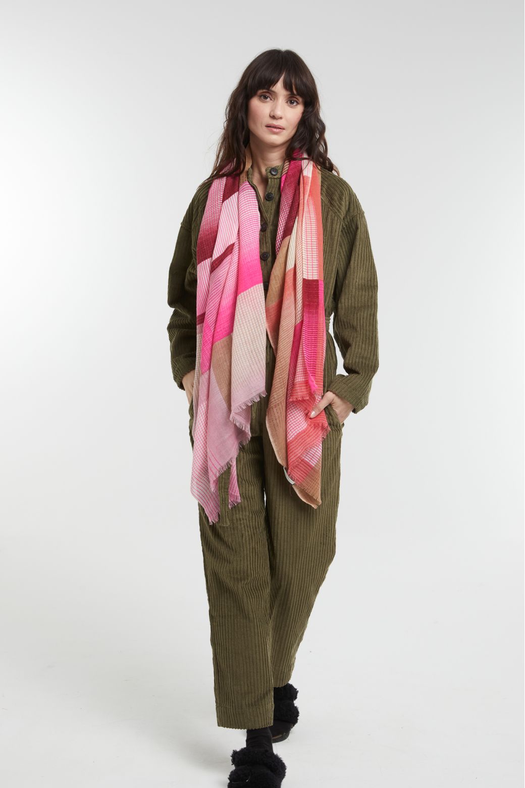 Bright PinkOptique Scarf