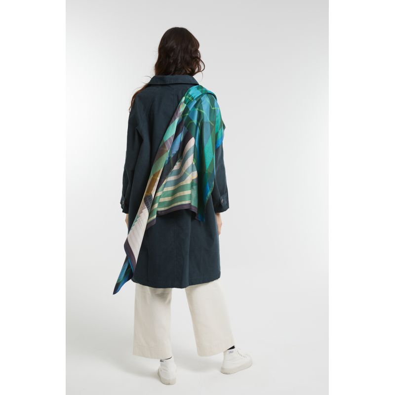 Blue GreenDédale Scarf