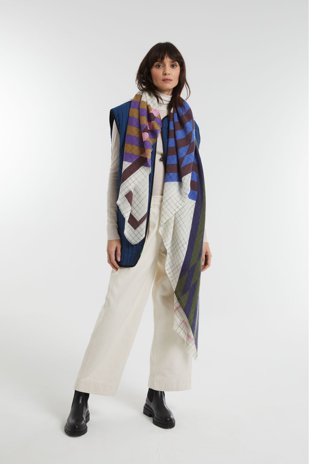 Blue KhakiShibuya Scarf