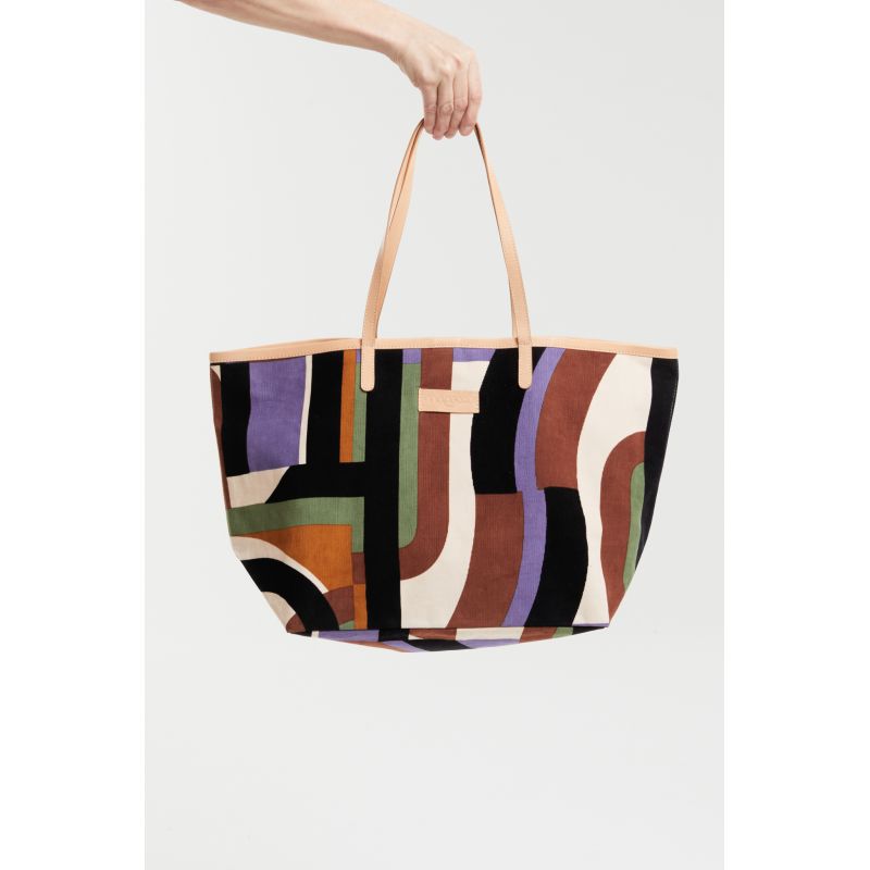 Brown Purple Mirae Supersonic Bag