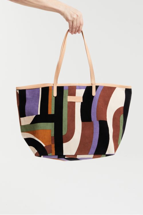 Brown Purple Mirae Supersonic Bag