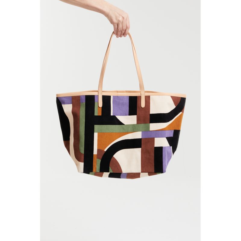 Brown Purple Mirae Supersonic Bag