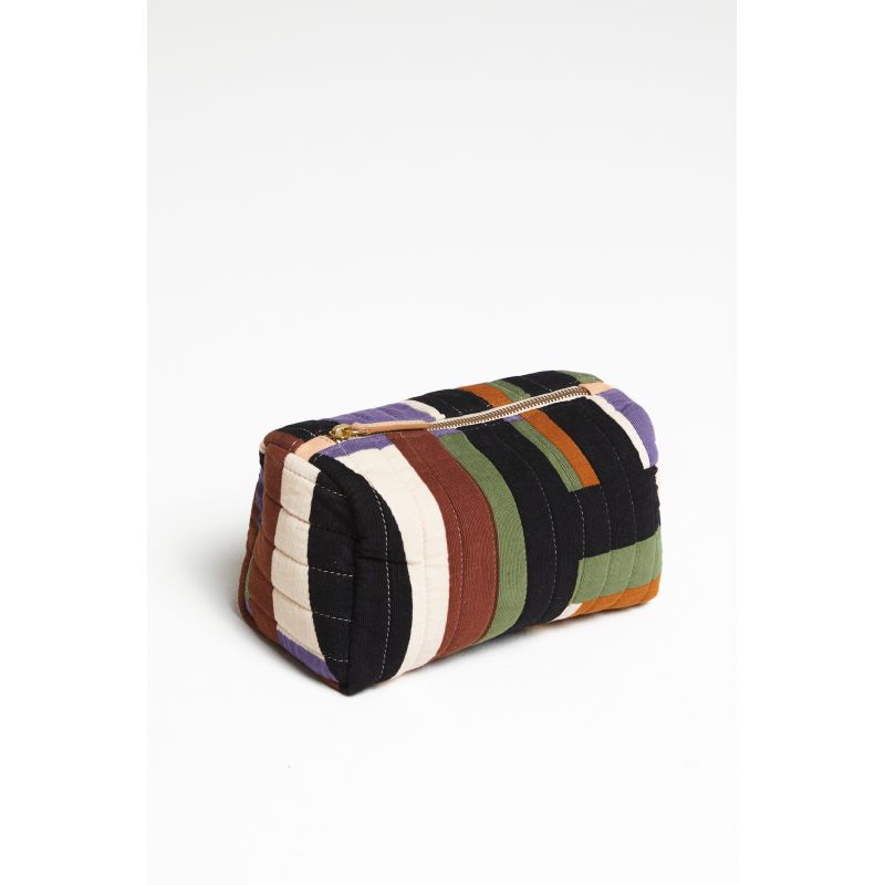 Brown Purple Elba Supersonic Travel Pouch