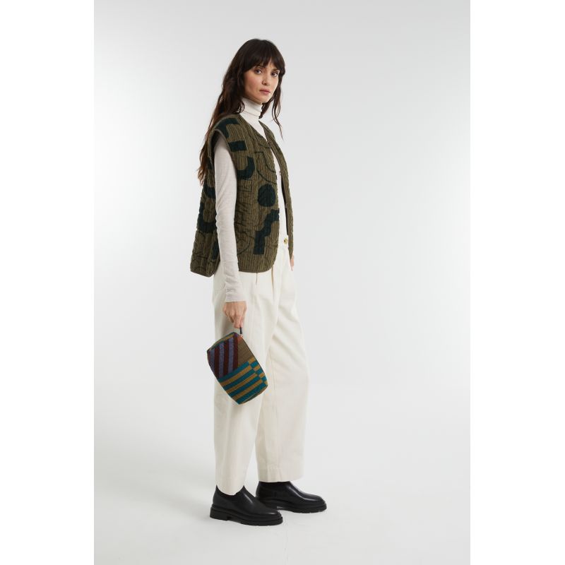 Khaki Elba Shibuya Travel Pouch