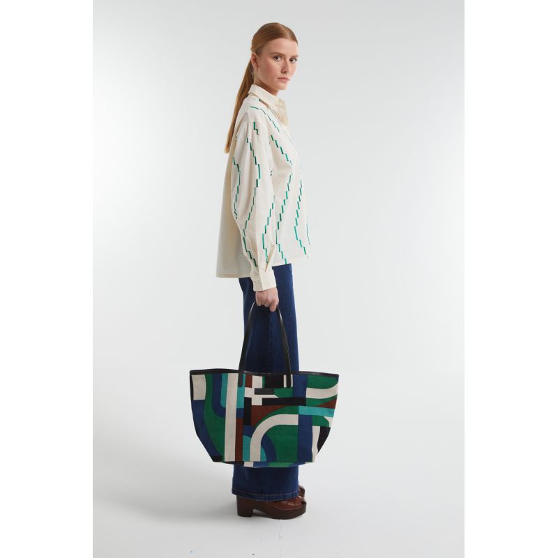 Blue Green Mirae Supersonic Bag