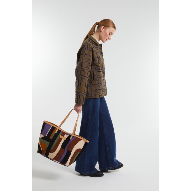 Brown Purple Mirae Supersonic Bag