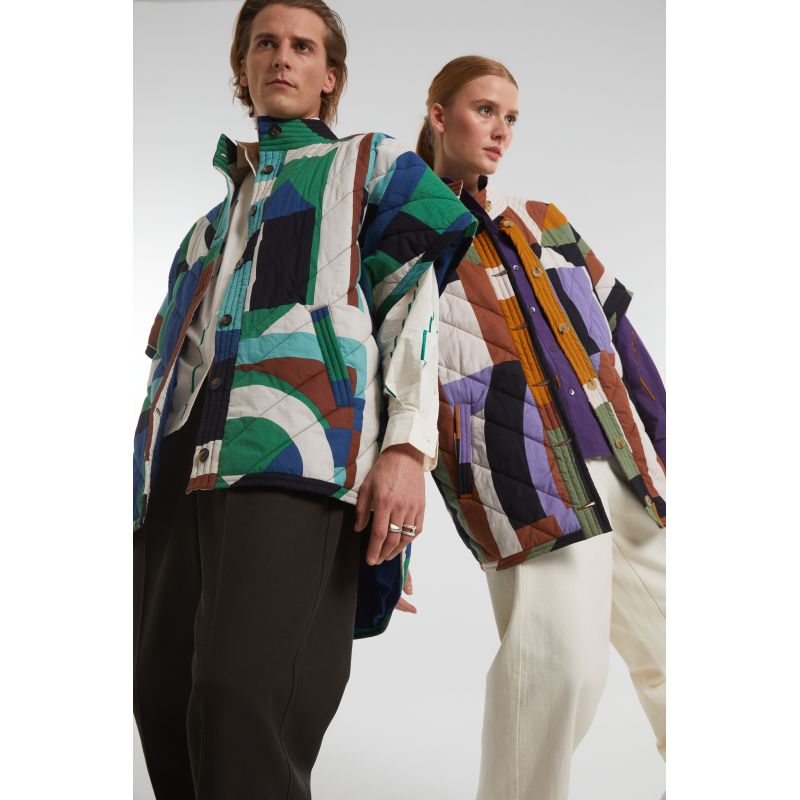 Blue Green Erin Supersonic Coat