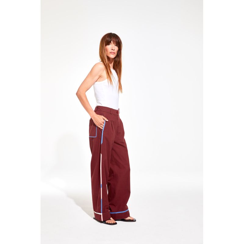 Pantalon Victor Melodie Bordeaux