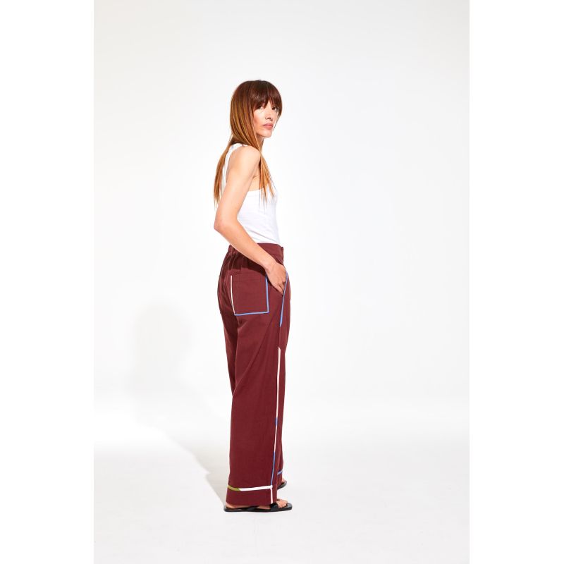 Pantalon Victor Melodie Bordeaux