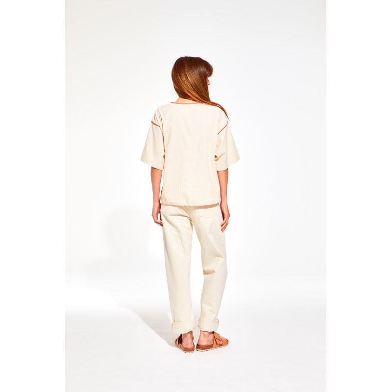 Livia Terra Off White Top