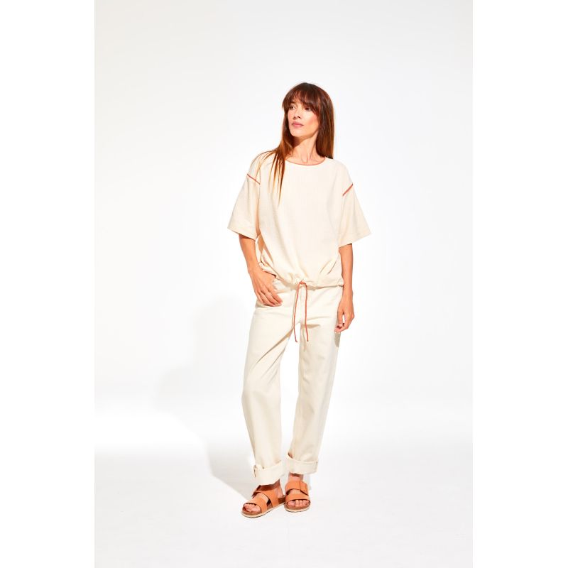 Livia Terra Off White Top