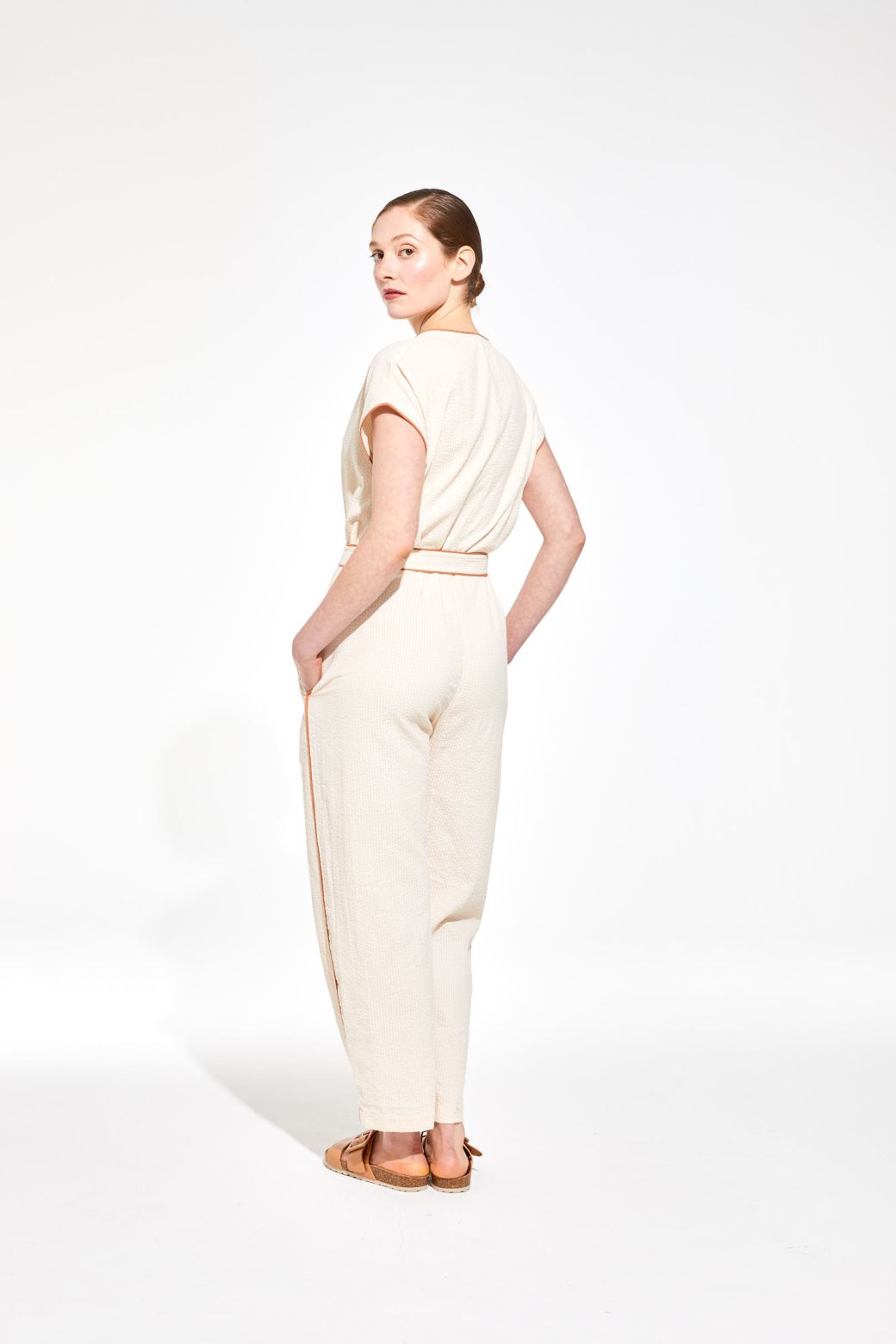 Messina Terra Off White Jumpsuit