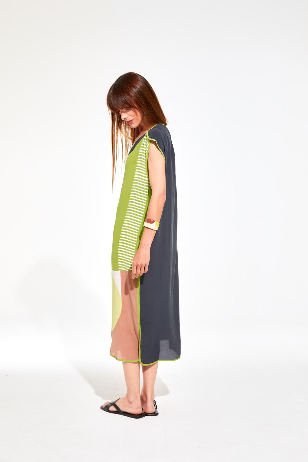 Robe Raf Abstract Lime