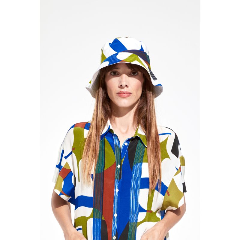 Nino Calice Blue Hat