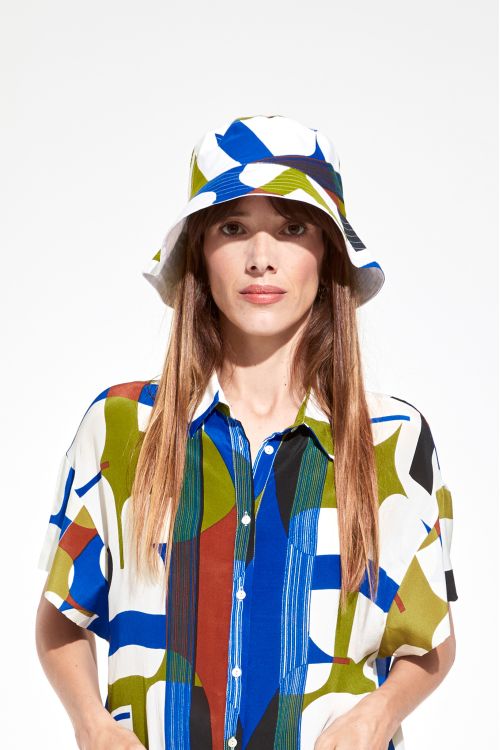 Nino Calice Blue Hat