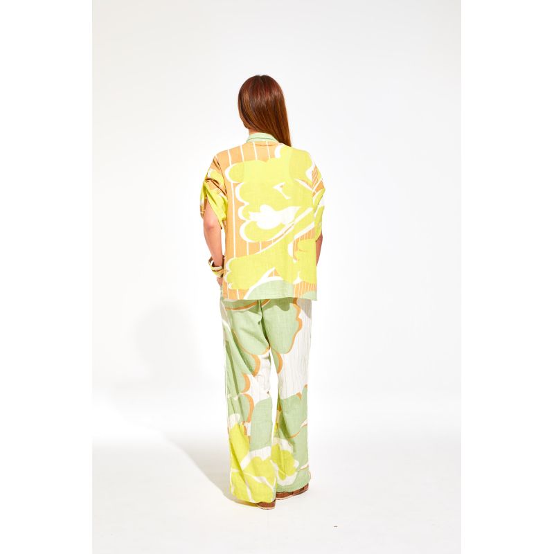 Andrew Anemone Lime Shirt