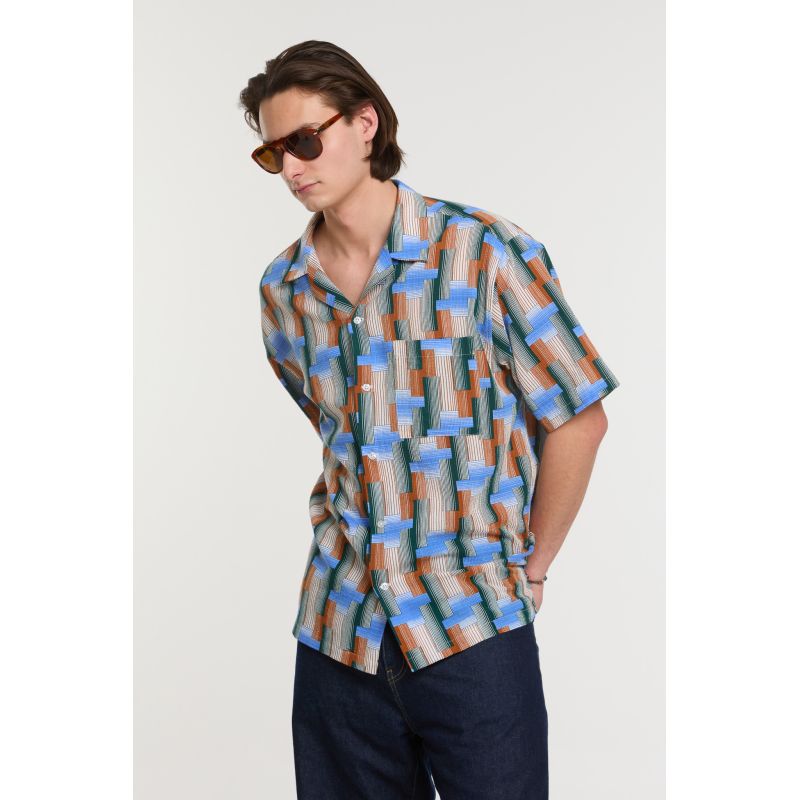 Chemise Homy Echo Bleu