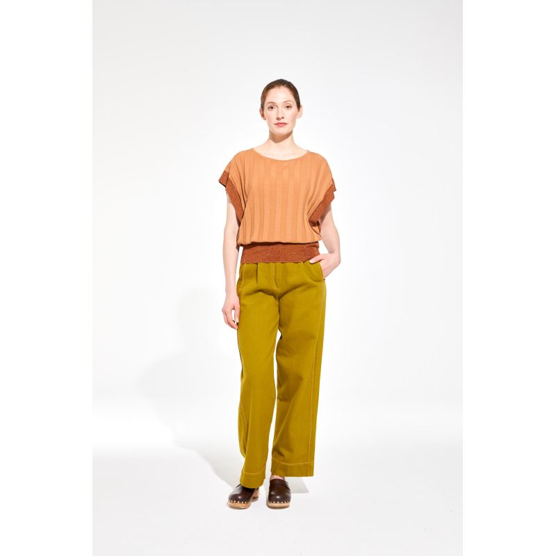 Delphes Vesta Tan Top