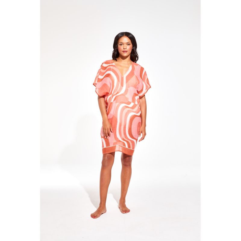 Elia Songe Flemish Short Beach Dress