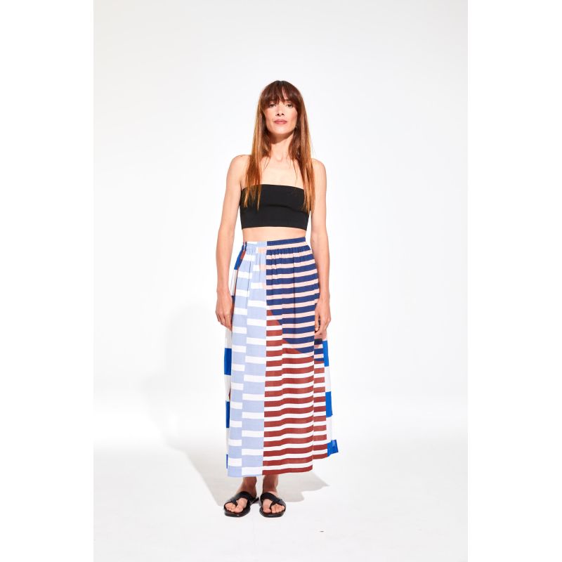 Juliette Sol Blue Skirt