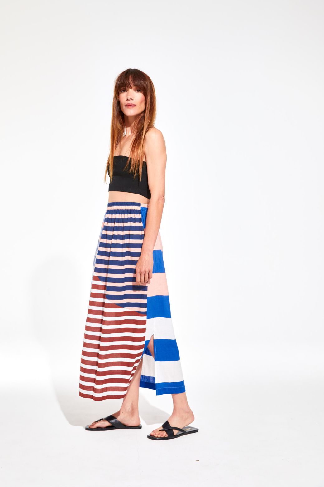 Juliette Sol Blue Skirt