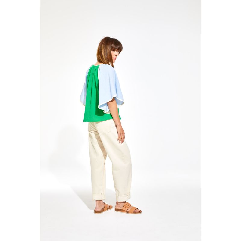 Lita Zephyr Blue Green Top