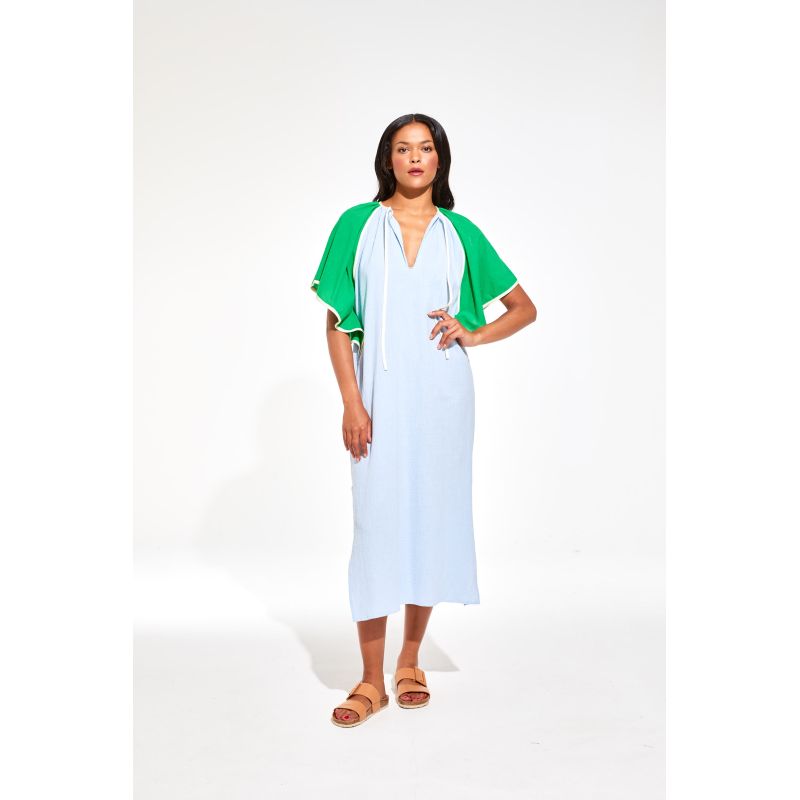 Robe Beth Zephyr Bleu Vert