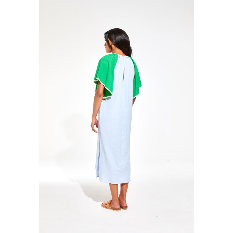 Robe Beth Zephyr Bleu Vert