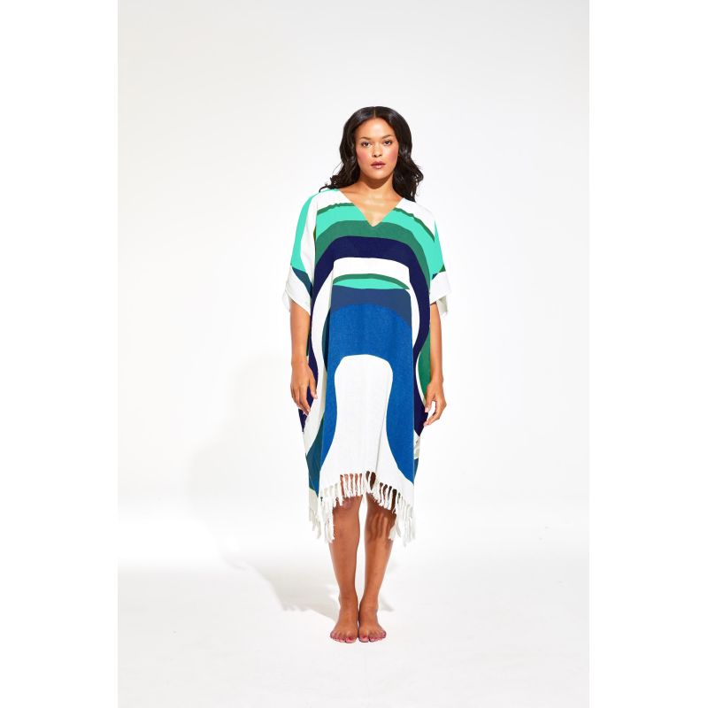 Elia Halo Blue Short Beach Dress