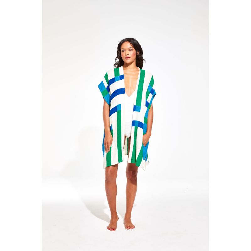 Dylan Bolero Blue Kimono