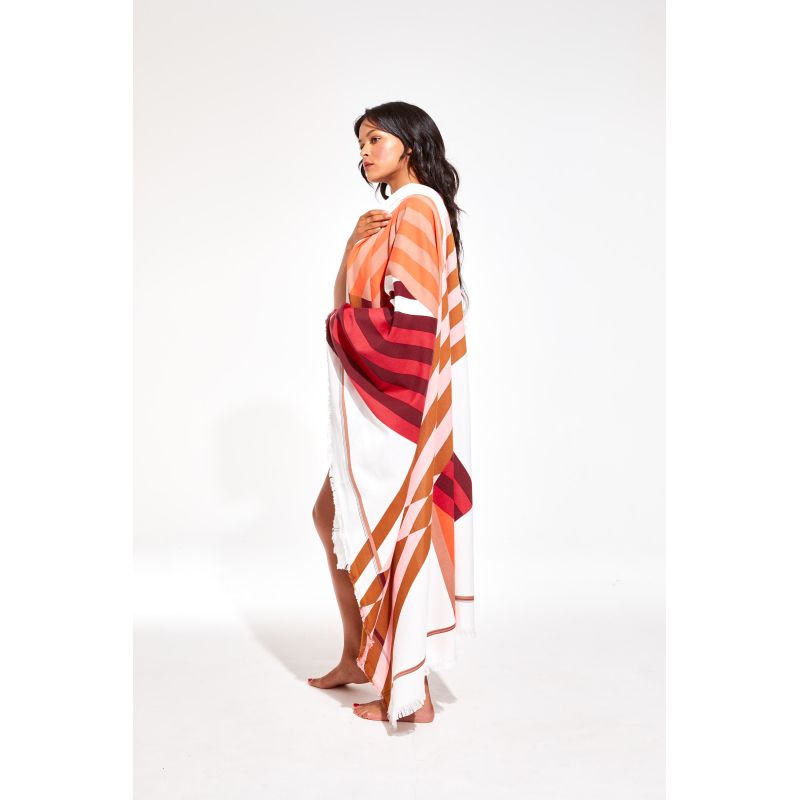 Drap De Plage Shibuya Corail Drap De Plage Shibuya Corail