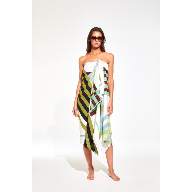 Shibuya Khaki Beach Towel