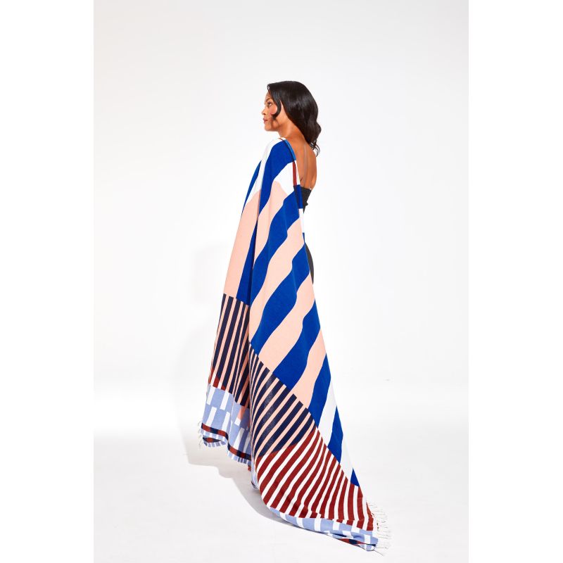 Sol Blue Beach Towel