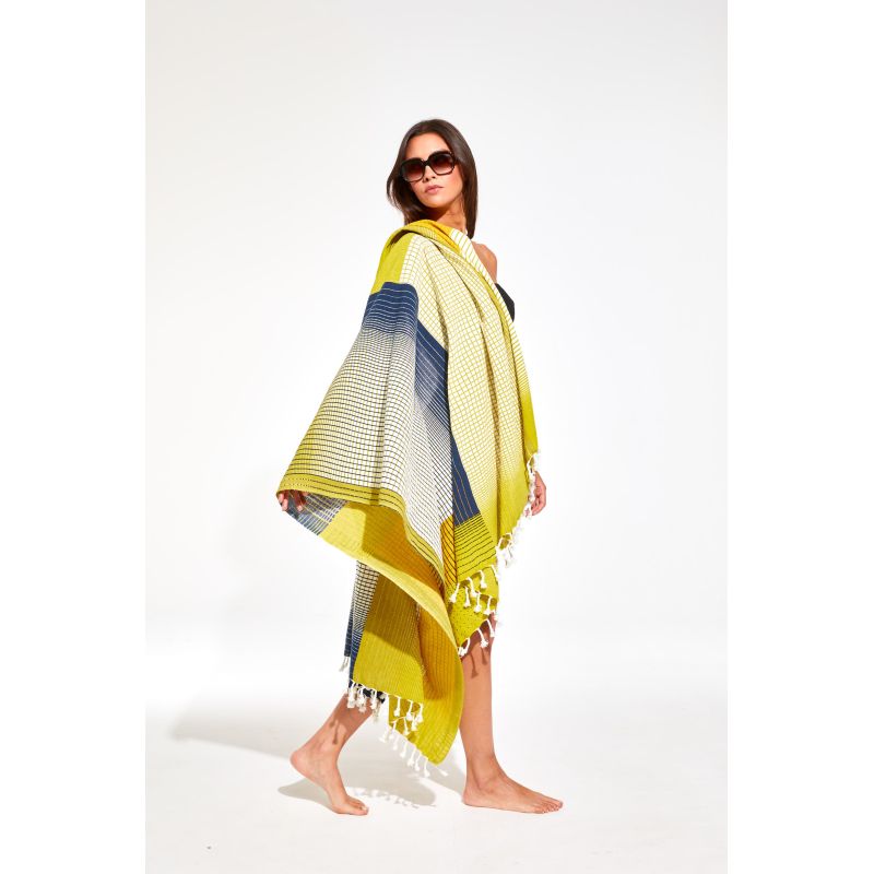 Echo Lime Beach Towel