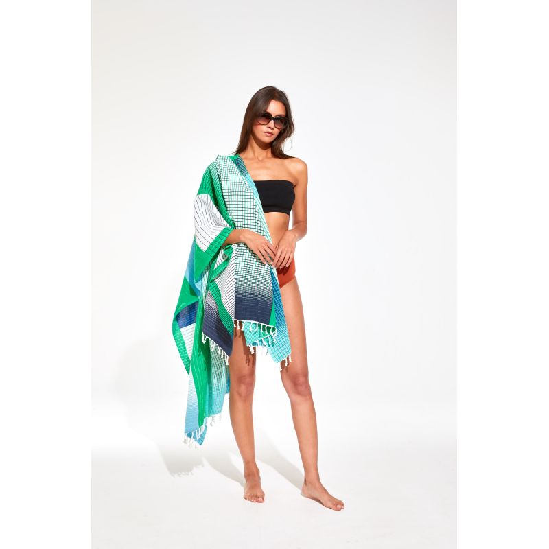 Echo Green Beach Towel